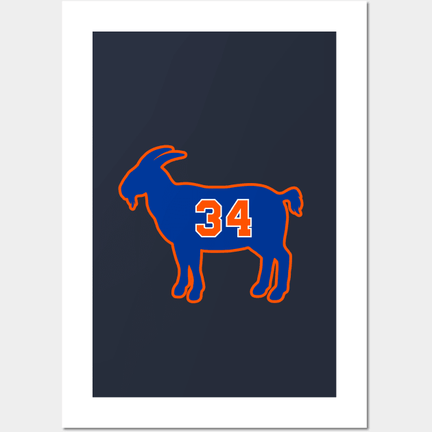 Charles Oakley New York Goat Qiangy Wall Art by qiangdade